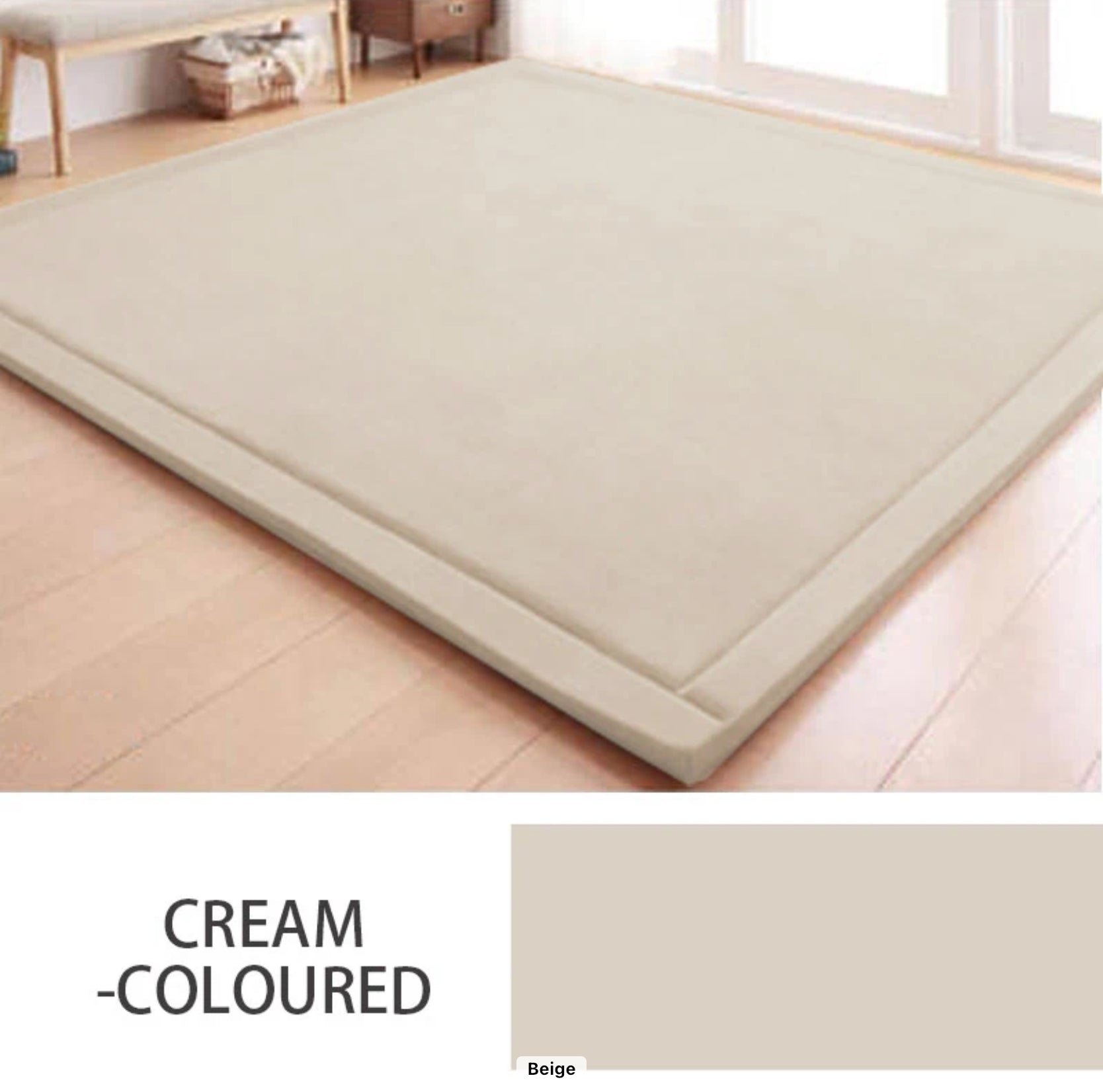 TATAMI MEMORY FOAM MAT BEIGE