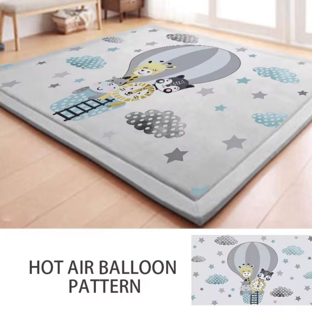 TATAMI MEMORY FOAM MAT HOT AIR BALLOON PATTERN