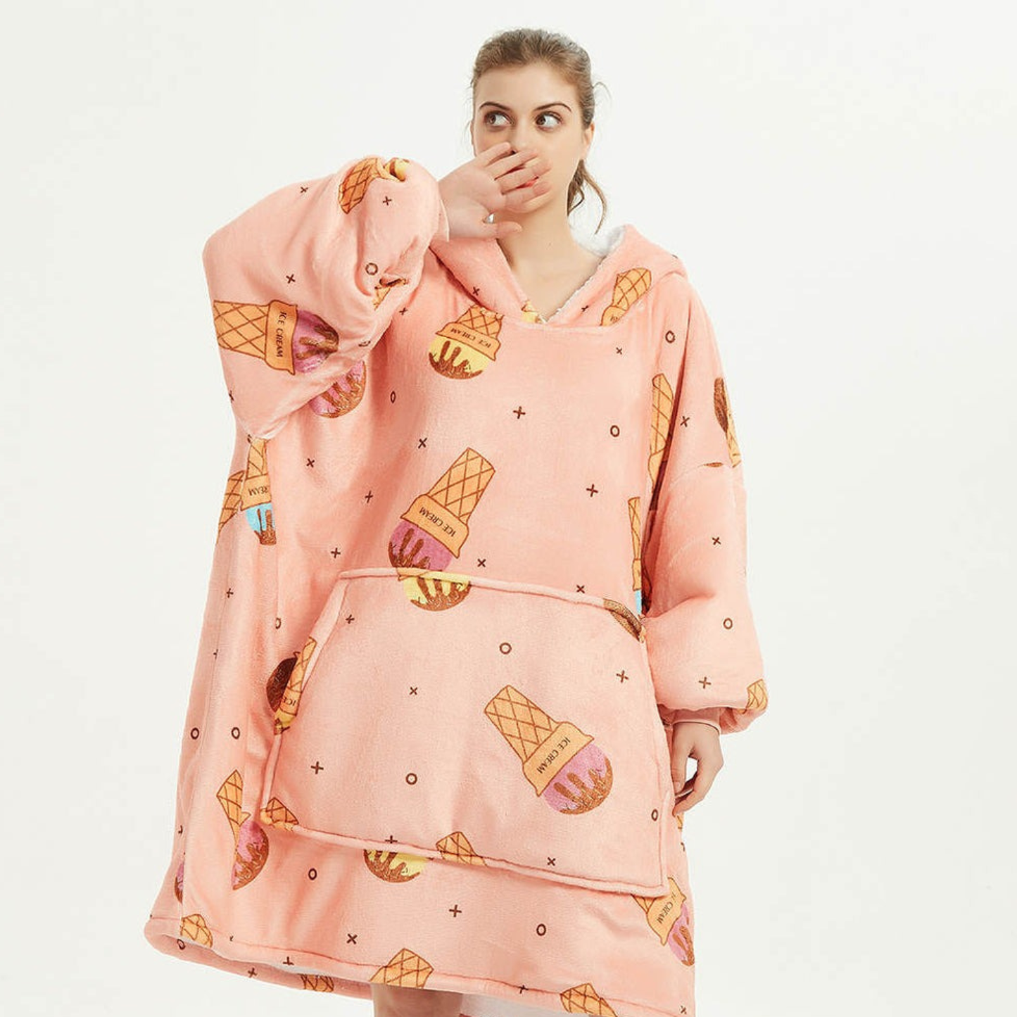 Ice Cream Sherpa Hoodie